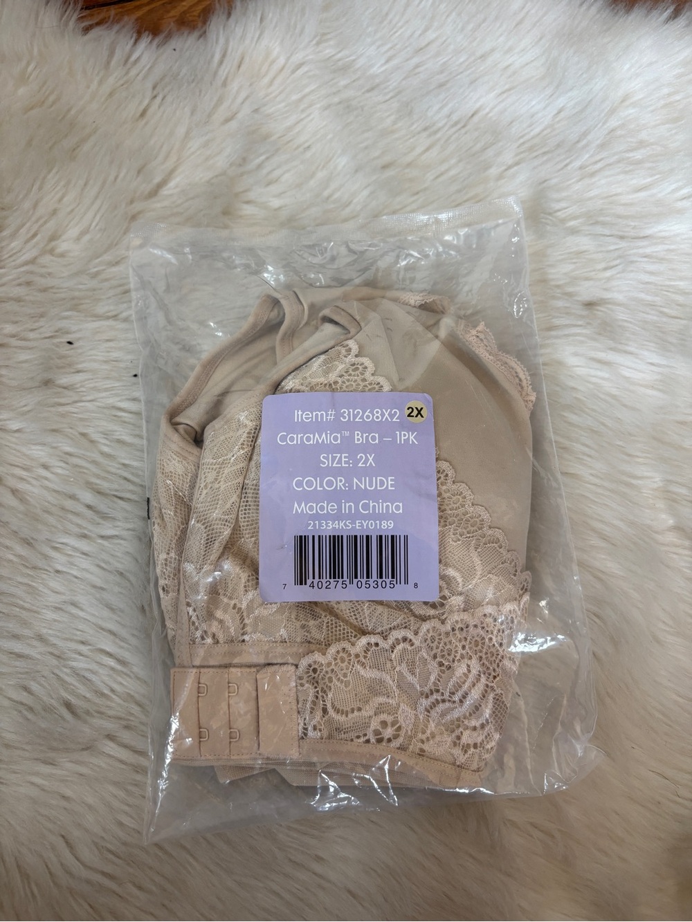nude CaraMia Lace Bra